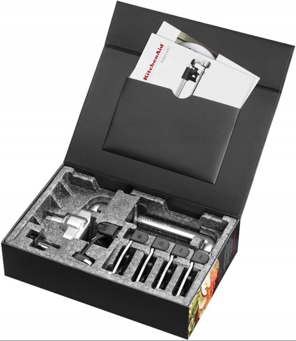 Spiralizer KitchenAid 5KSM1APC nóż spiralny, metal, 1,77 kg, srebrny