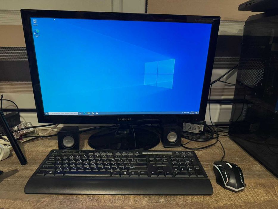 Ігровий компьютер GeForce GTX 1650 Ryzen 5 2600 ПК взборі монітор