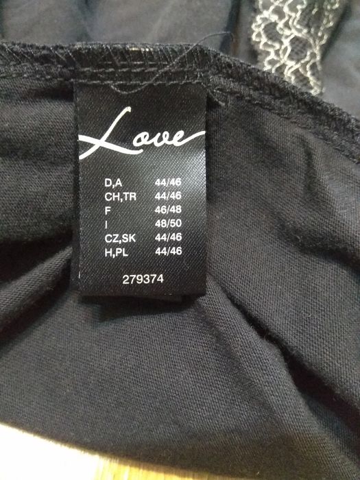 44 Love Granatowa koszula nocna