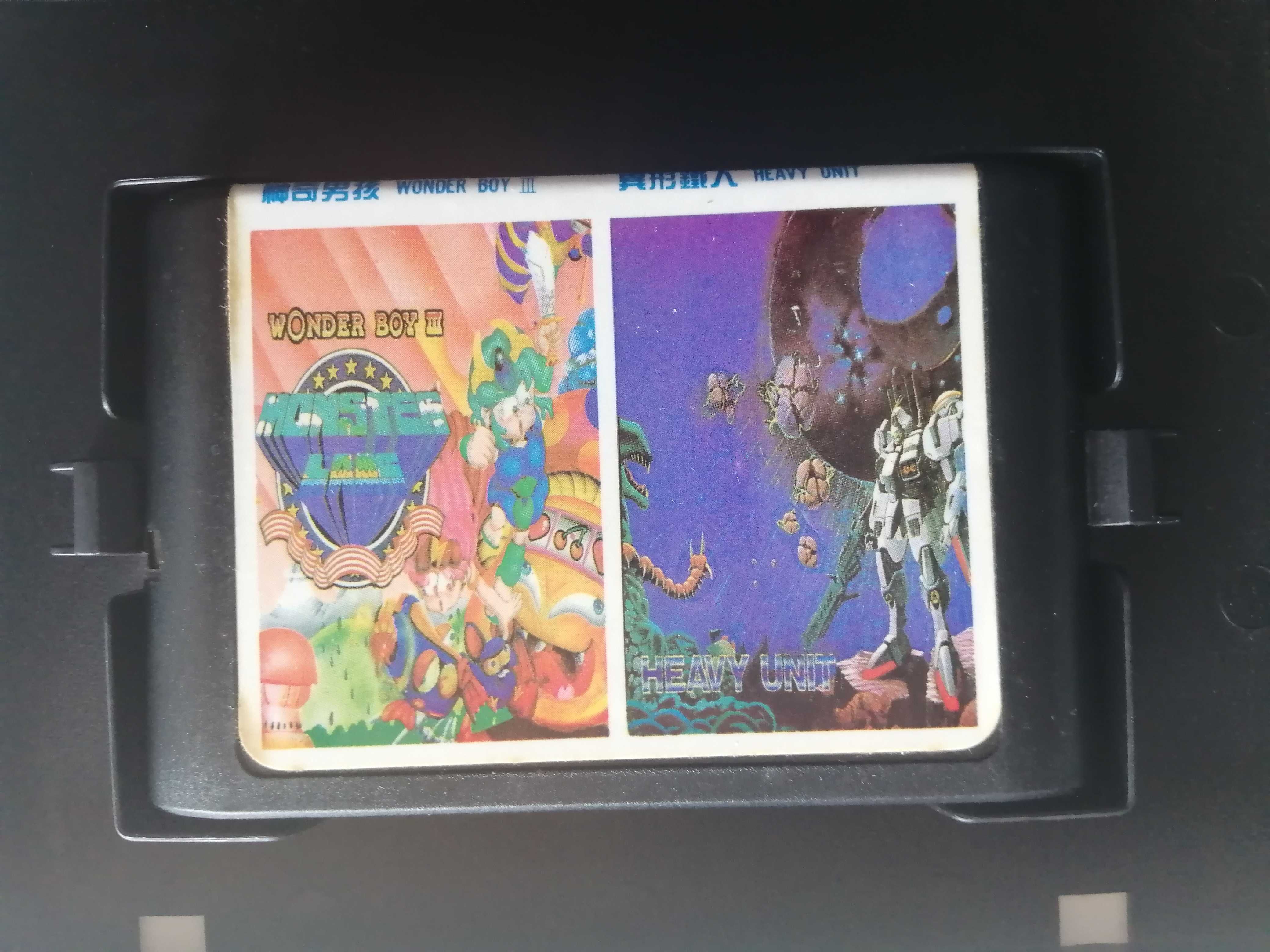 Sega WONDER BOY III vs HEAVY UNIT RARO (ver preço no ebay)
