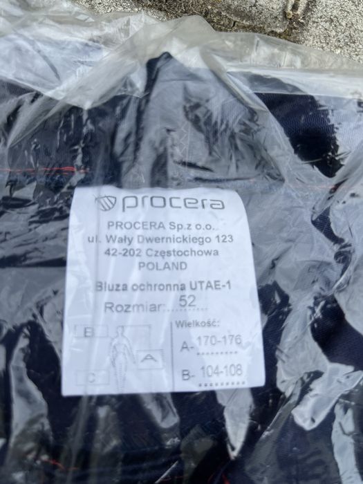 Ubranie ochronne trudnopalne dla spawaczy