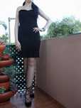 Vestido Vintage Preto Rendado