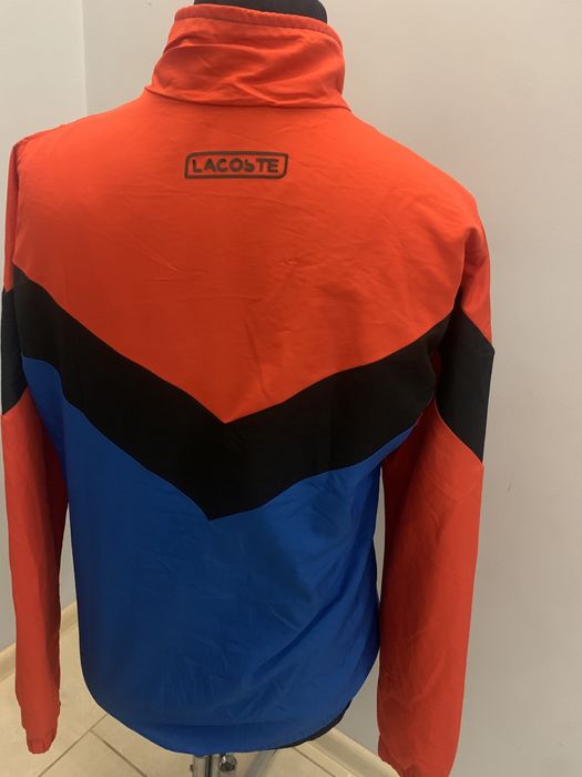 Lacoste super sportowa kurtka męska, wiatrówka r. S kolorowa