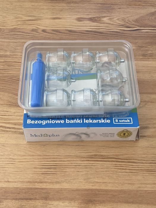 Med plus. Bańki lekarskie bezogniowe. 8szt. Nowe!