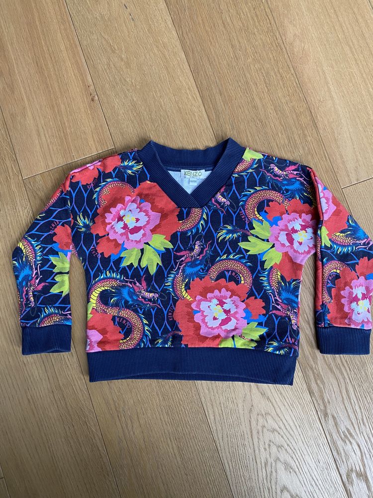 Bluza bawełniana Kenzo roz 104