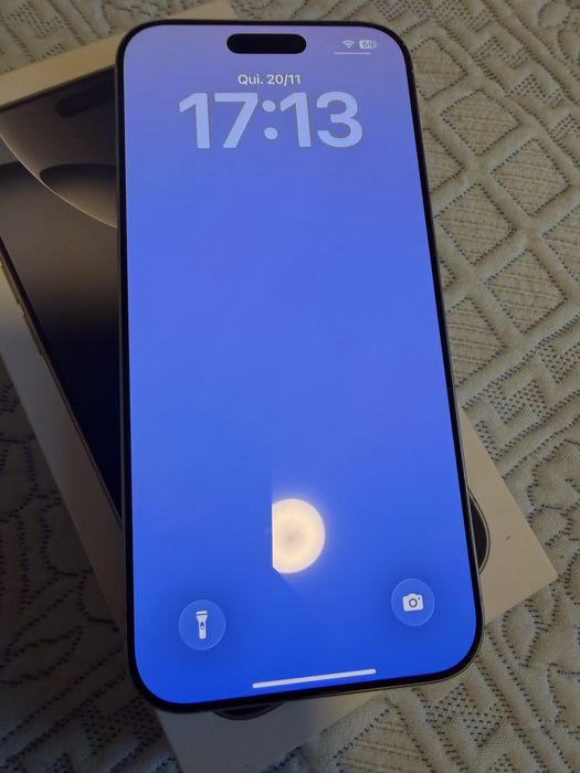 Iphone 16 Pro Max 256Gb, branco - com fatura e garantia.