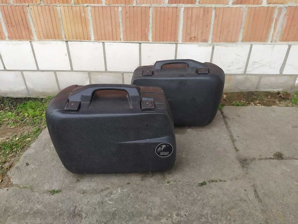 Kufry boczne hepco&becker asymetryczne używane