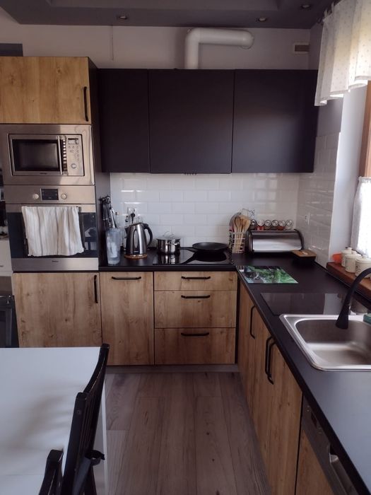 Meble Kuchenne, zestaw, używane, zlew, kran, dąb artisan