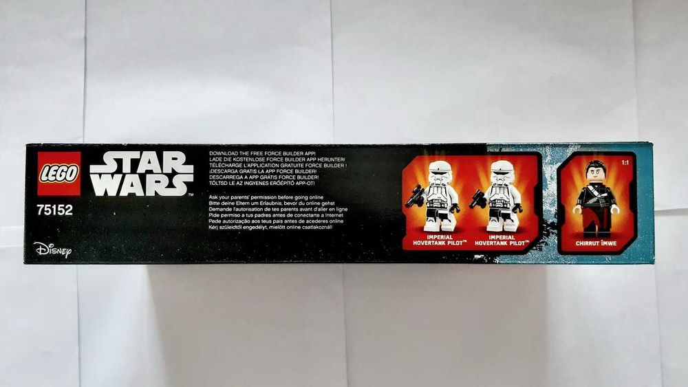 Lego Star Wars Rogue One 75152 Imperial Assault Hovertank selado