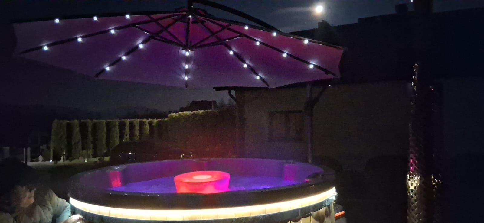 Mobilna balia bania jacuzzi wynajem
