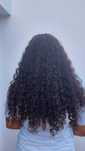 Cabelo brasileiro cacheado 100% natural