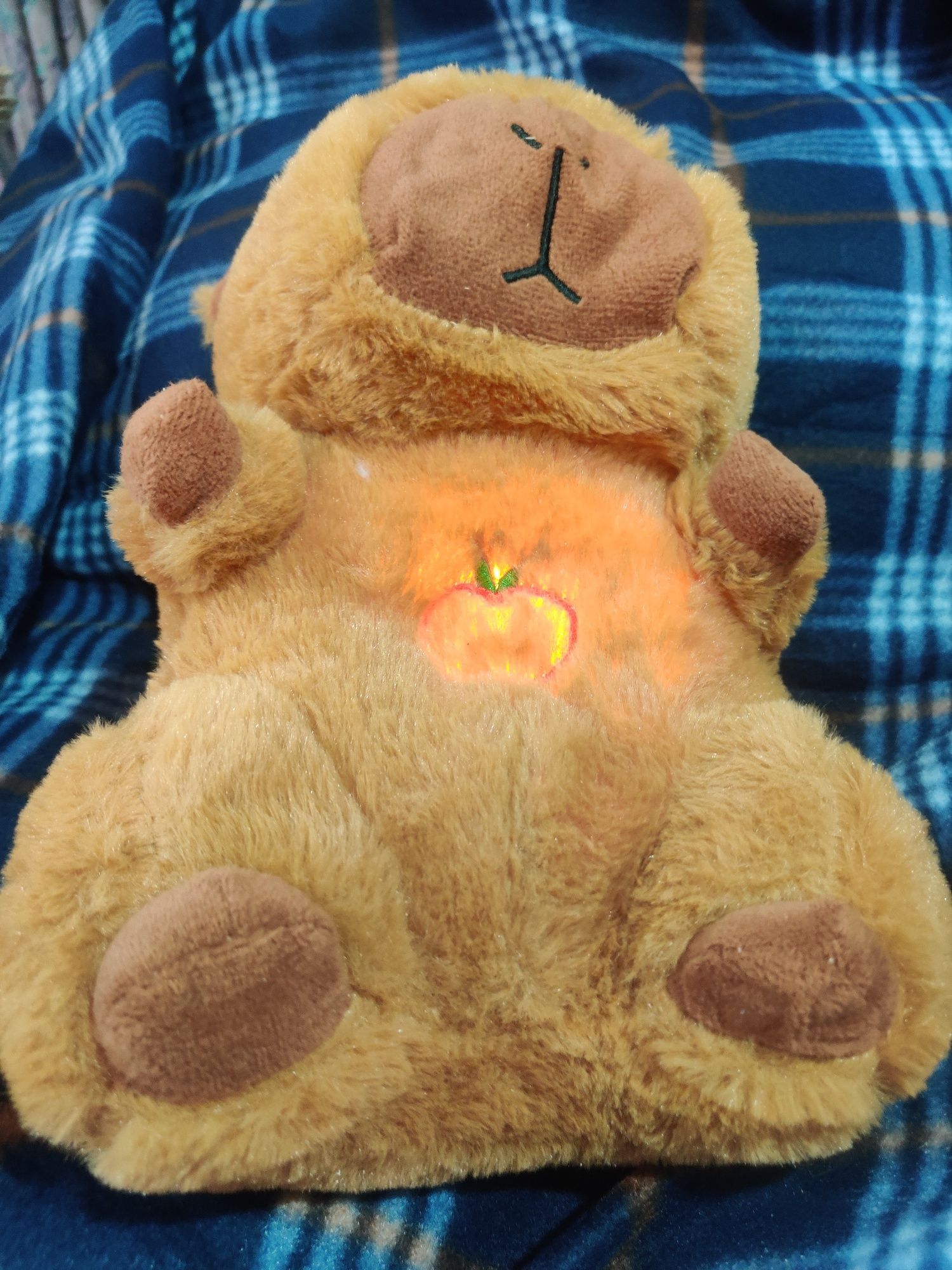 Boneco de pelúcia para adormecer bebés
