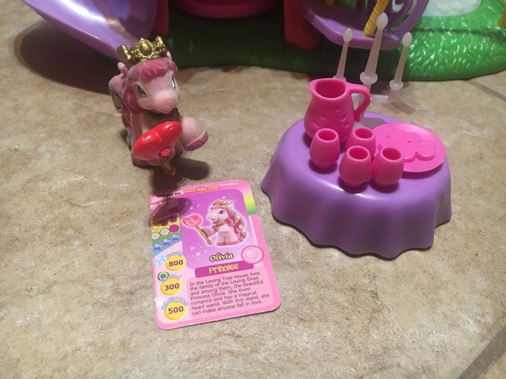 Magiczny domek na drzewie i kucyk Olivia Simba Filly Fairy