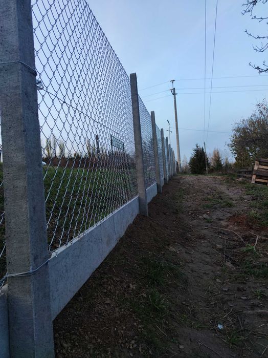 Ogrodzenie płot siatka powlekana