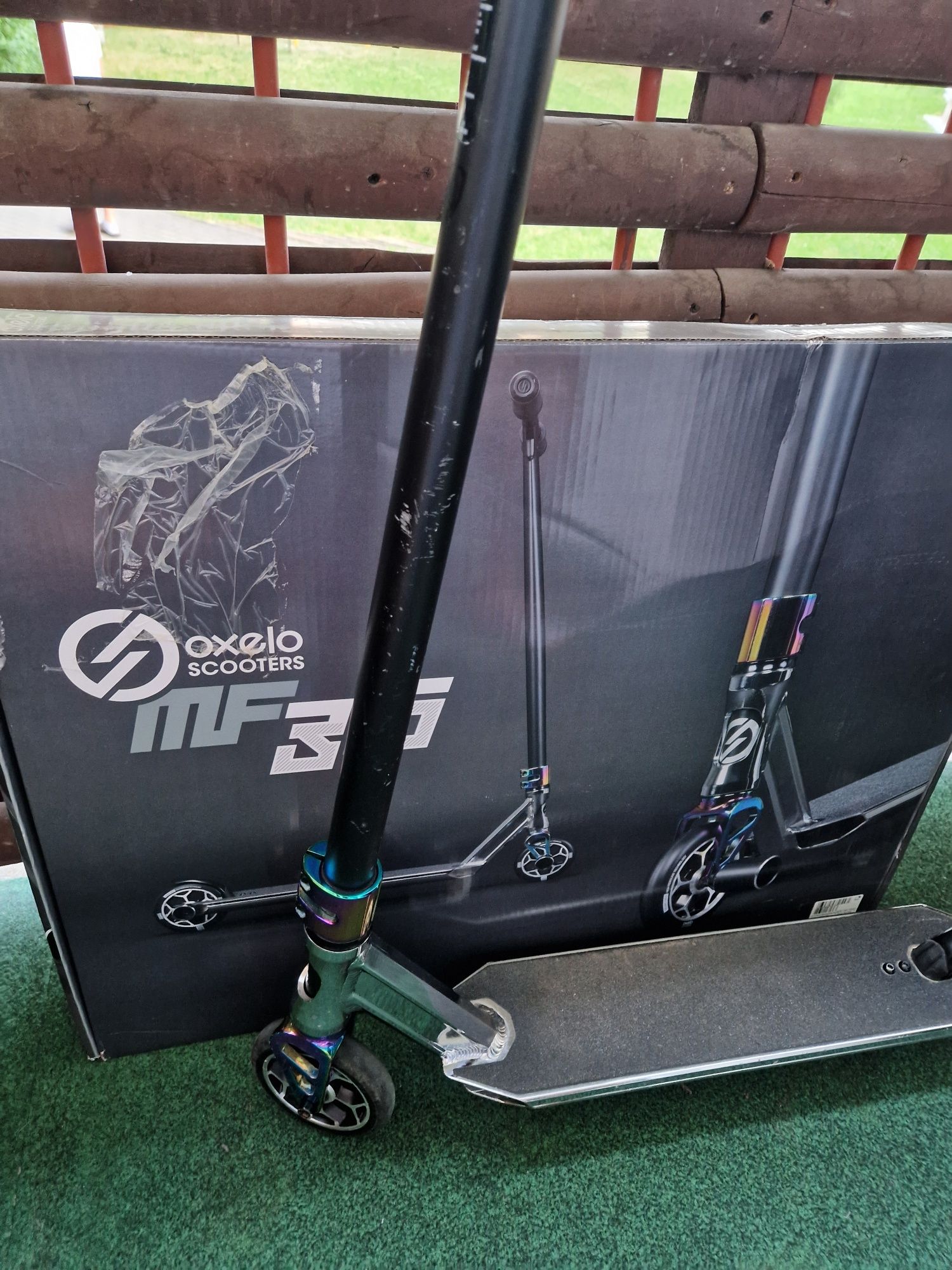 Hulajnoga wyczynowa Oxelo Freestyle Mf 3.6 V5 Neo chrom
