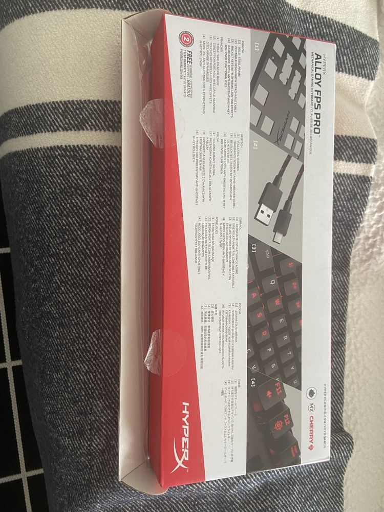 teclado hyper x alloy fps pro