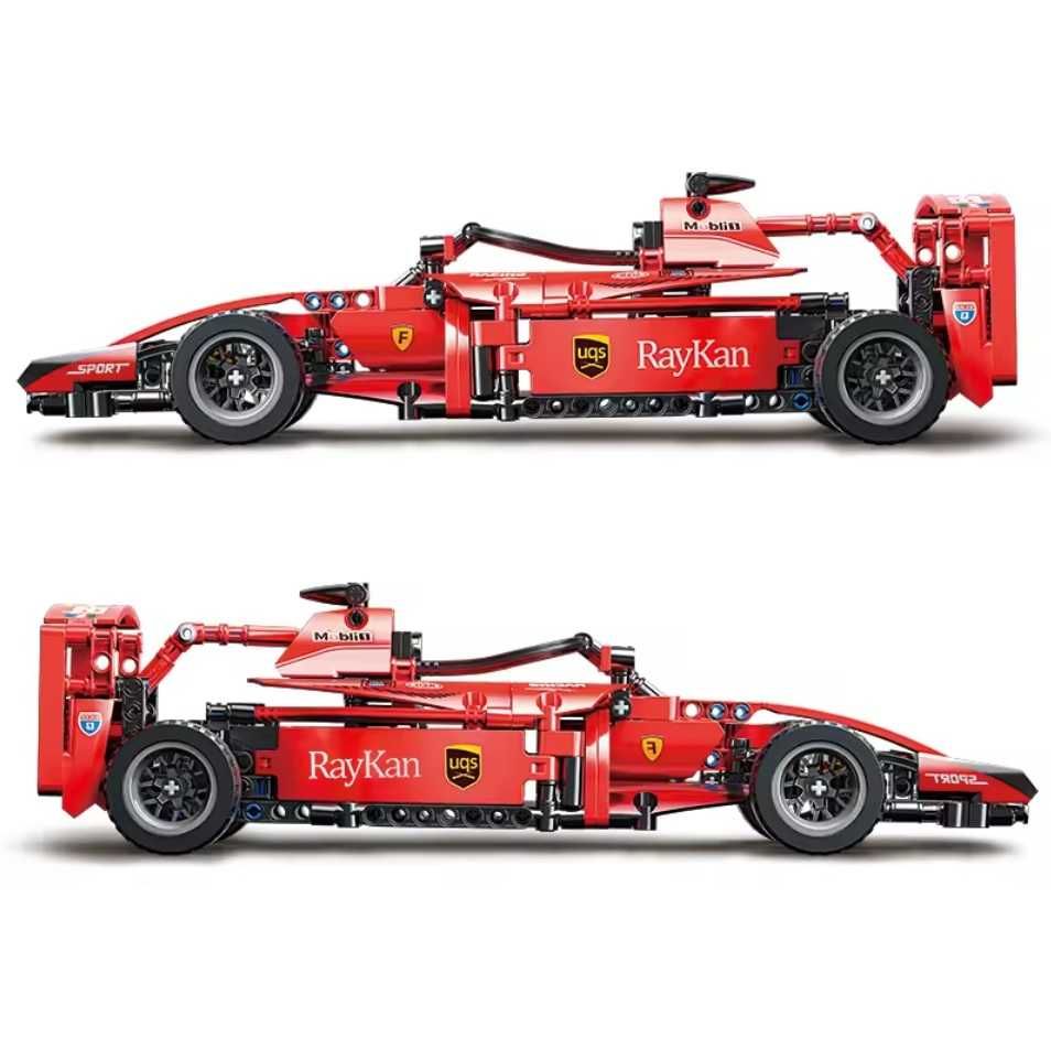 Autko Formuła F1 Ferrari Klocki Kompatybilne z LEGO Technic Pudełko GW