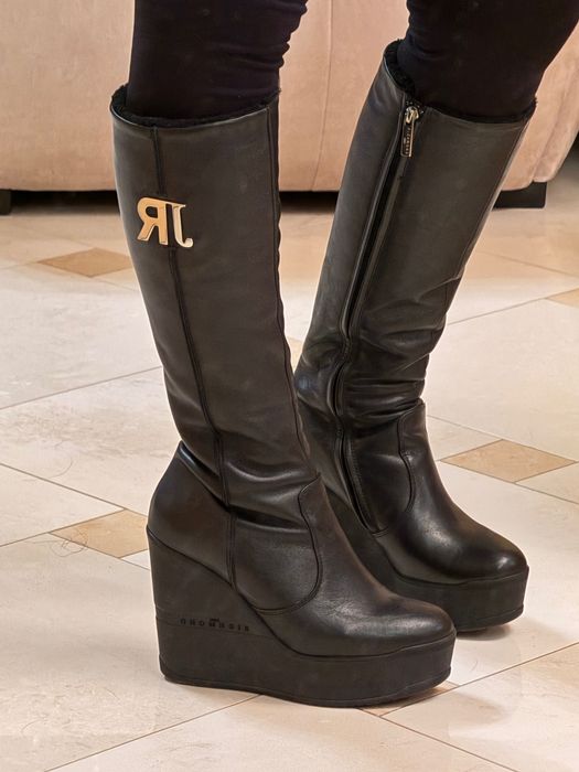 Чоботи Richmond шкіряні на овчині