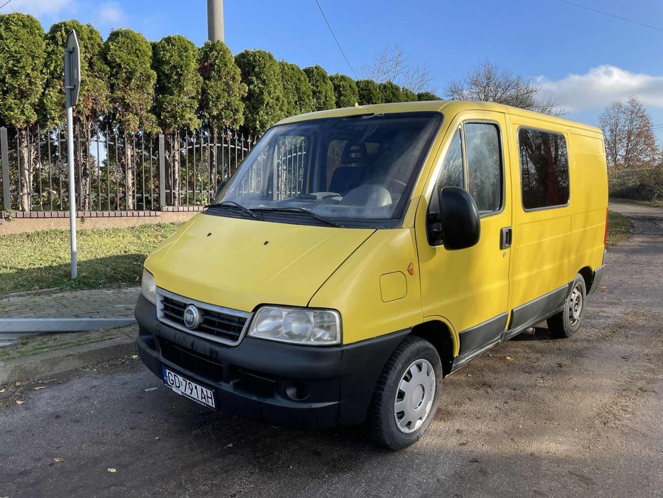 Fiat Ducato 2.0 JTD 6 osobowy brygadówka doka dubel kabina