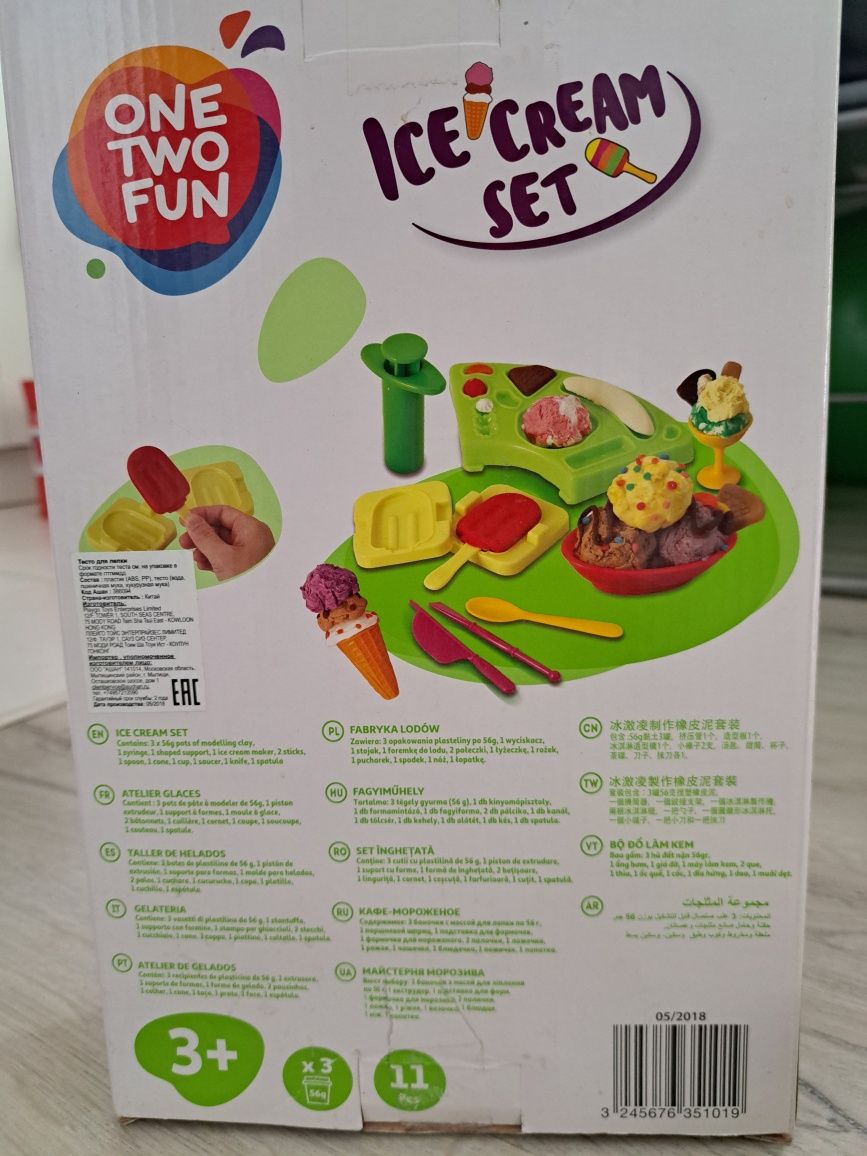 Zestaw foremek Ice Cream "play doh"