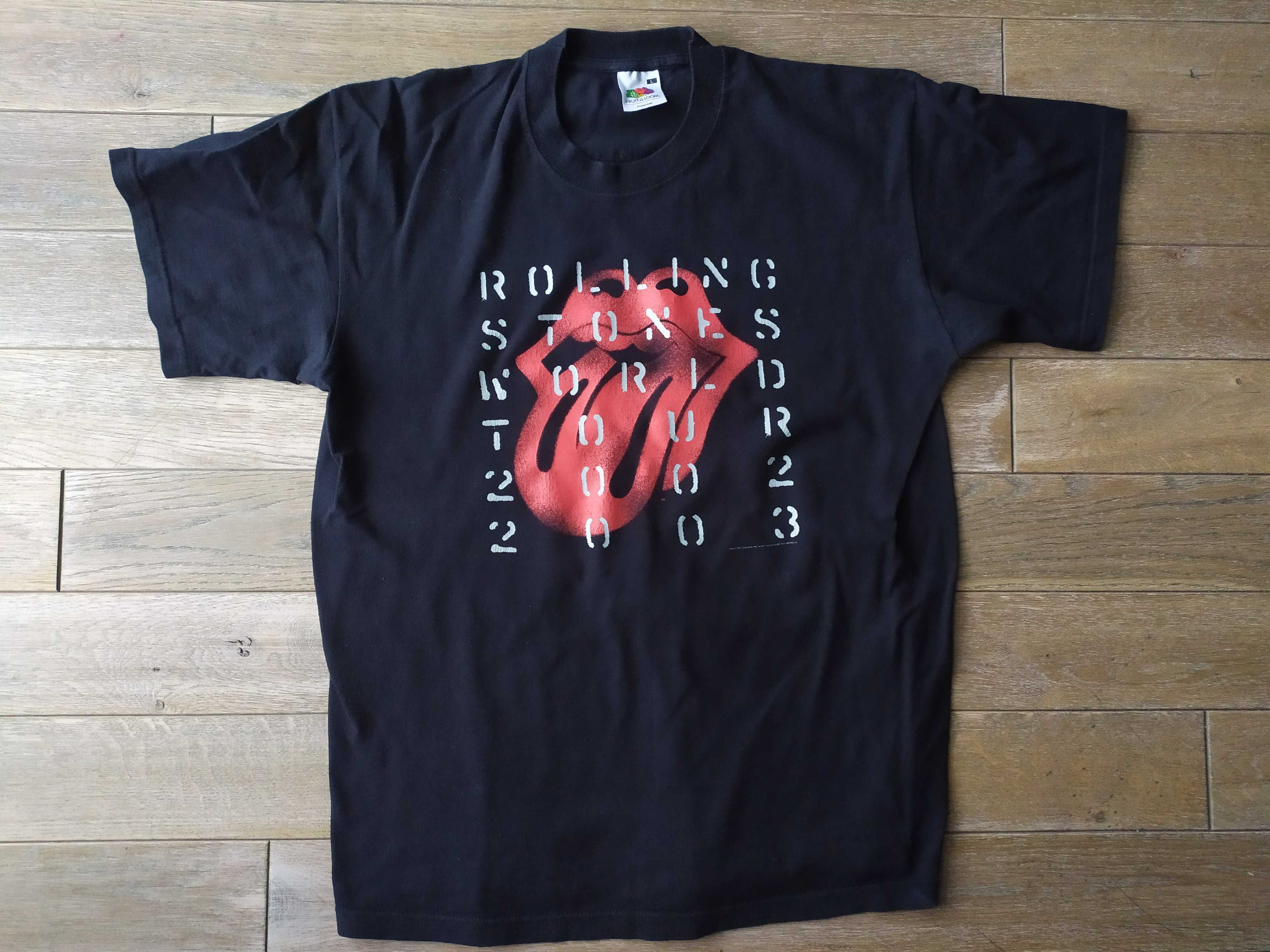 Kolekcjonerski T-shirt The Rolling Stones Koncertowa koszulka 2003 L
