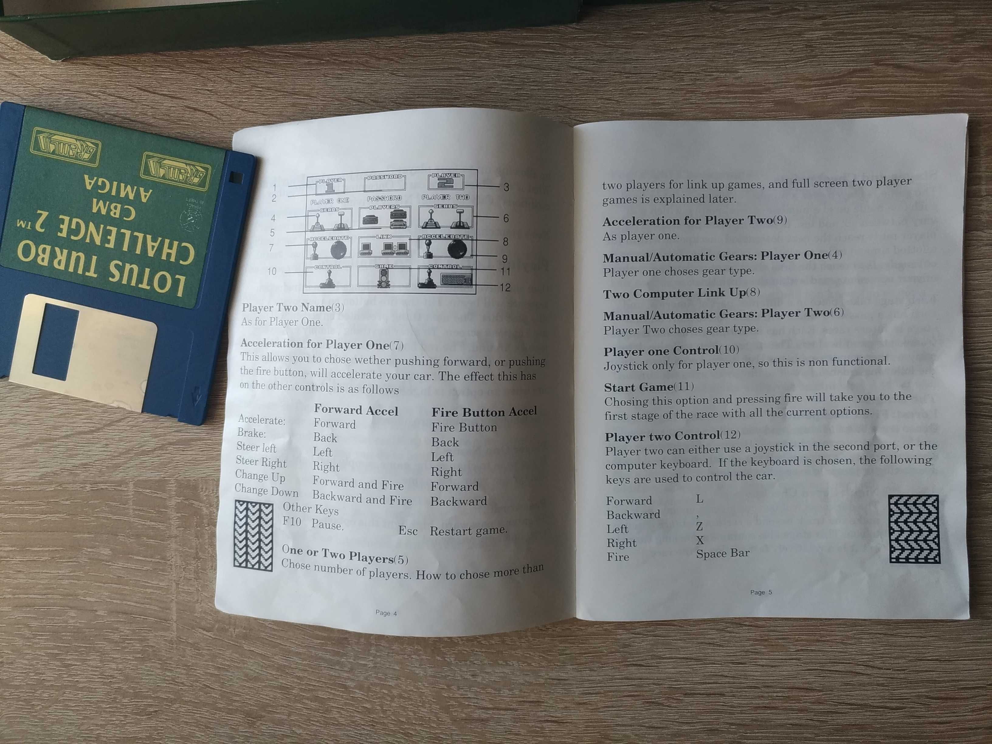 Lotus Turbo Challenge 2 - gra na komputer Amiga, sprawna