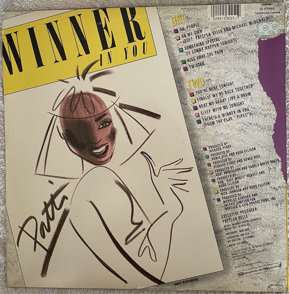 Patti Labelle “Winner In You” Album vinil
