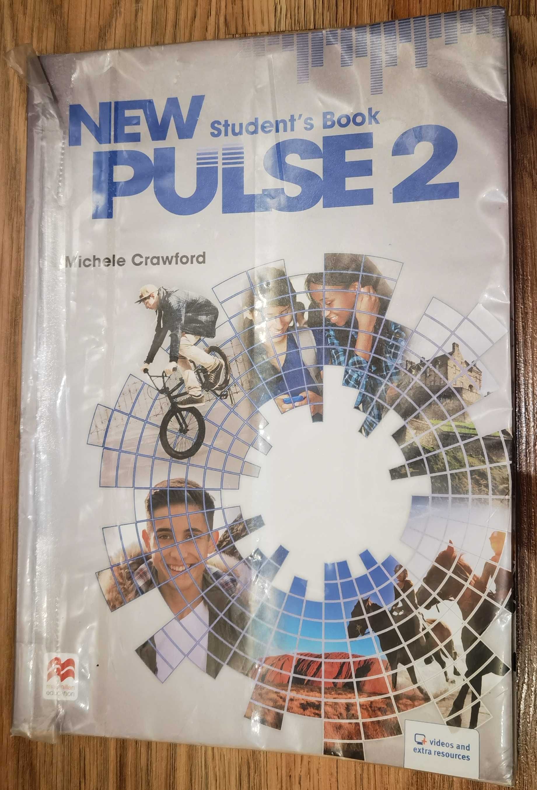 Livros de ingles do Cambridge  New Pulse 2 -Student’s Book e Workbook