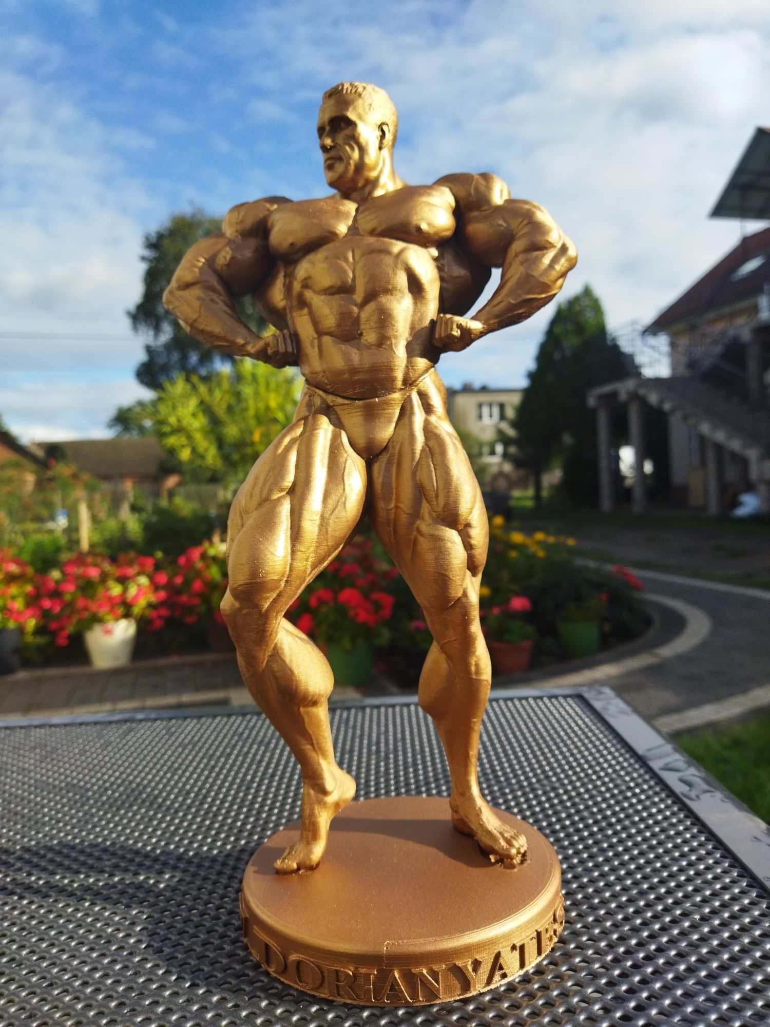 Dorian Yates Mr Olympia figura 34cm z podstawką kulturystyka siłownia