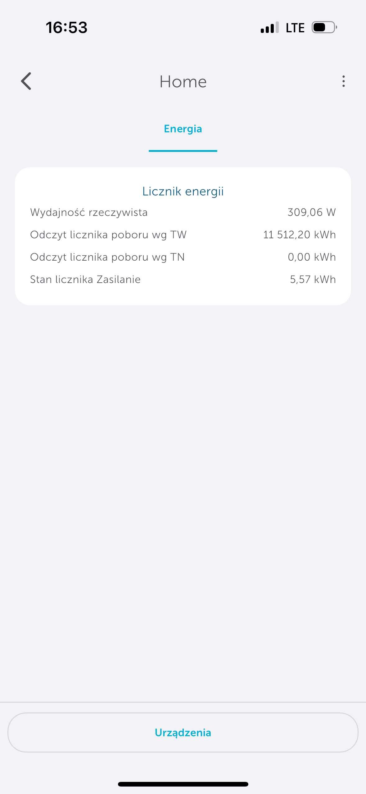 Homematic HmIP-ESI-IEC oraz centrala wifi do pomiaru energii aplikacja
