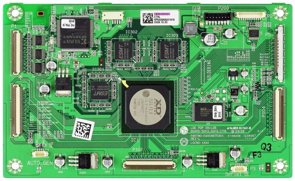 ebr632803.01 eax548753.01 placa t,con logic control plasma lg 50ps3000