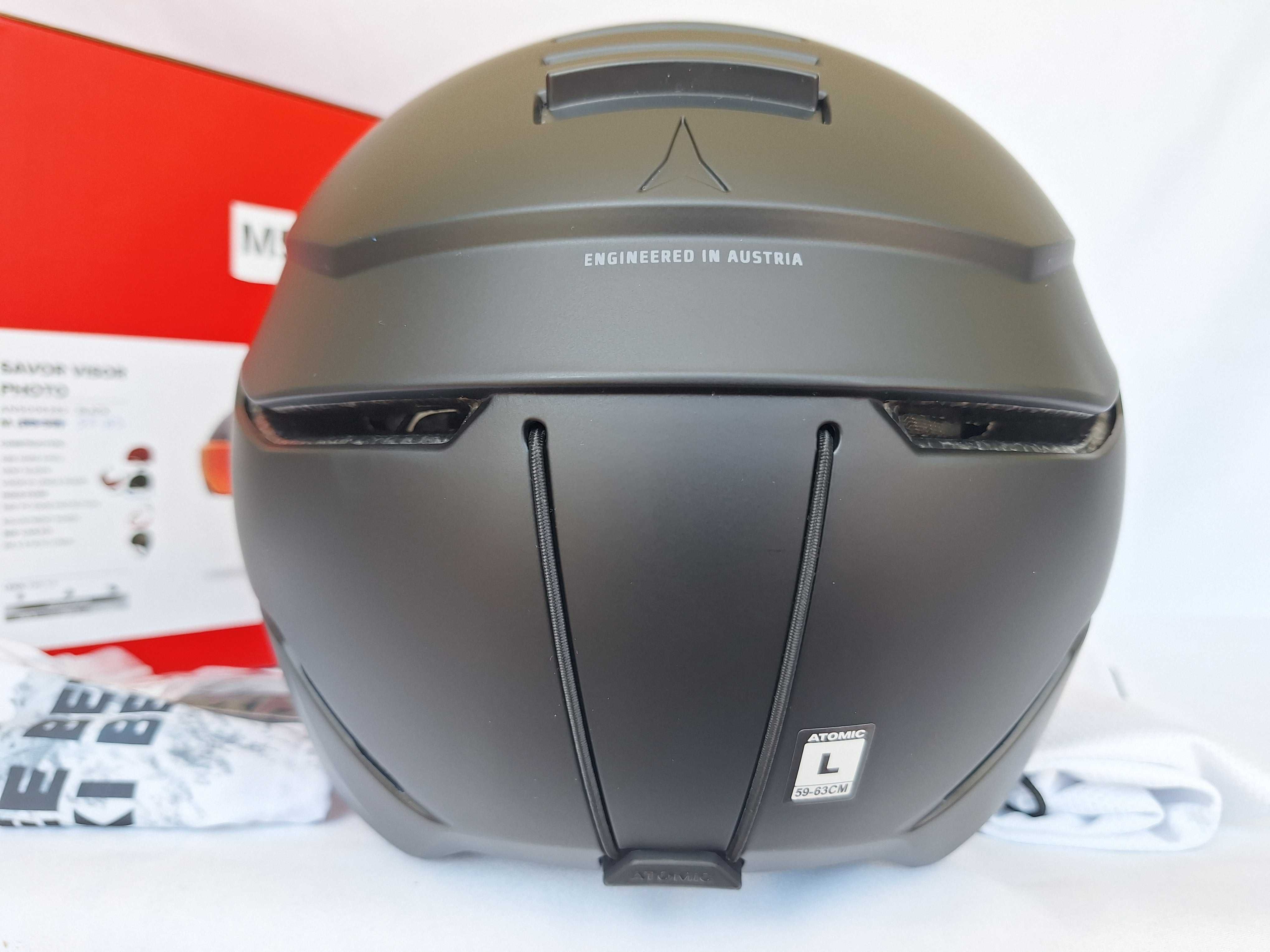 Kask narciarski Atomic Savor Visor Photo Black L 59-63cm S1-3