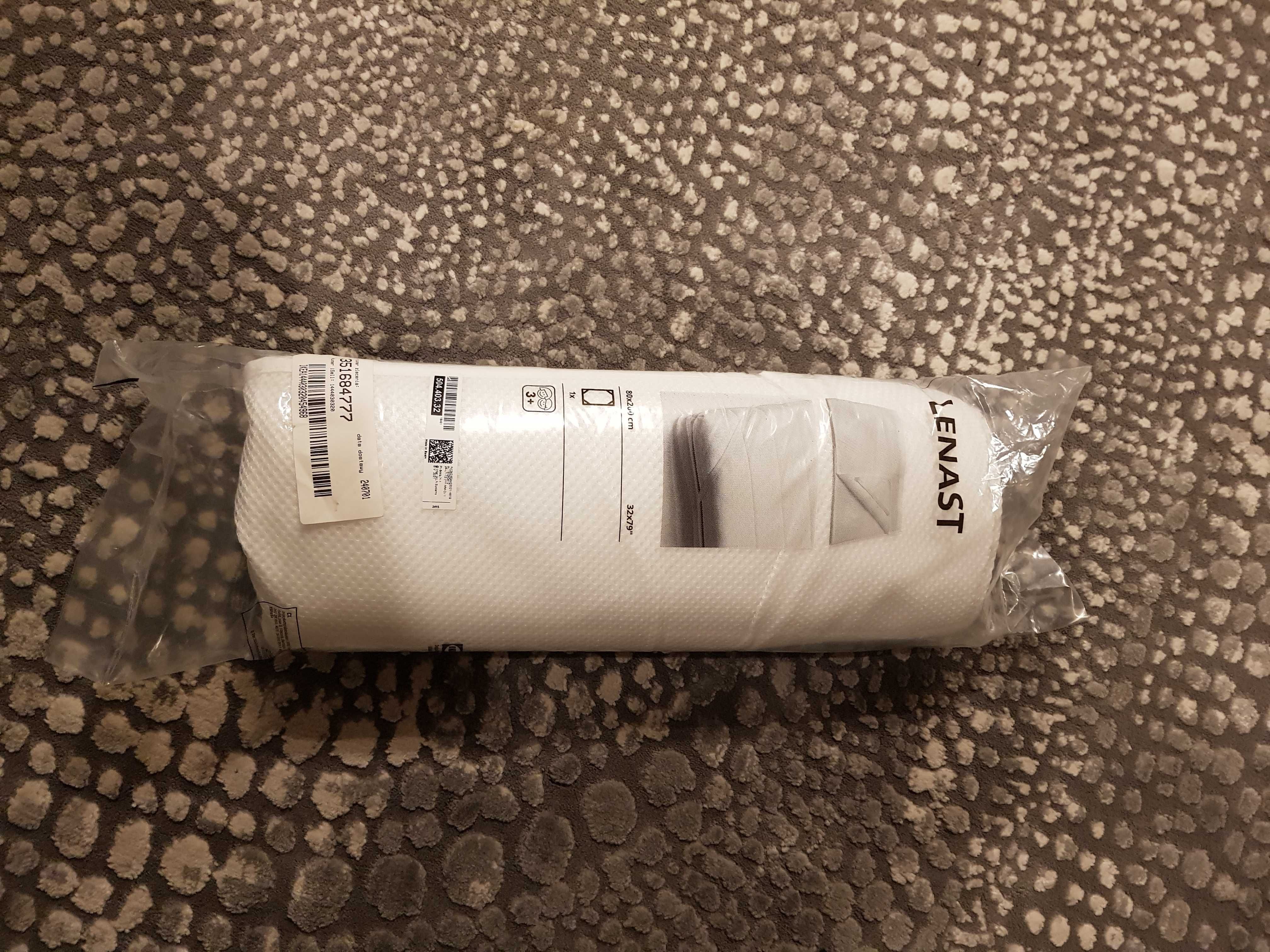 Nowy Ikea Lenast 80x200 cm wodoodporny ochraniacz na materac
