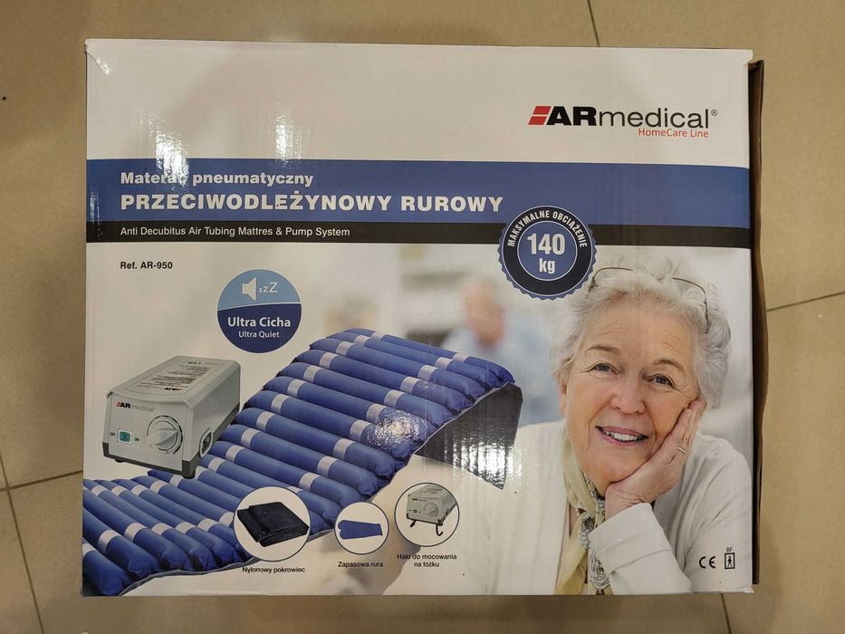 Materac przeciwodleżynowy rurowy - stan idealny, ARmedical