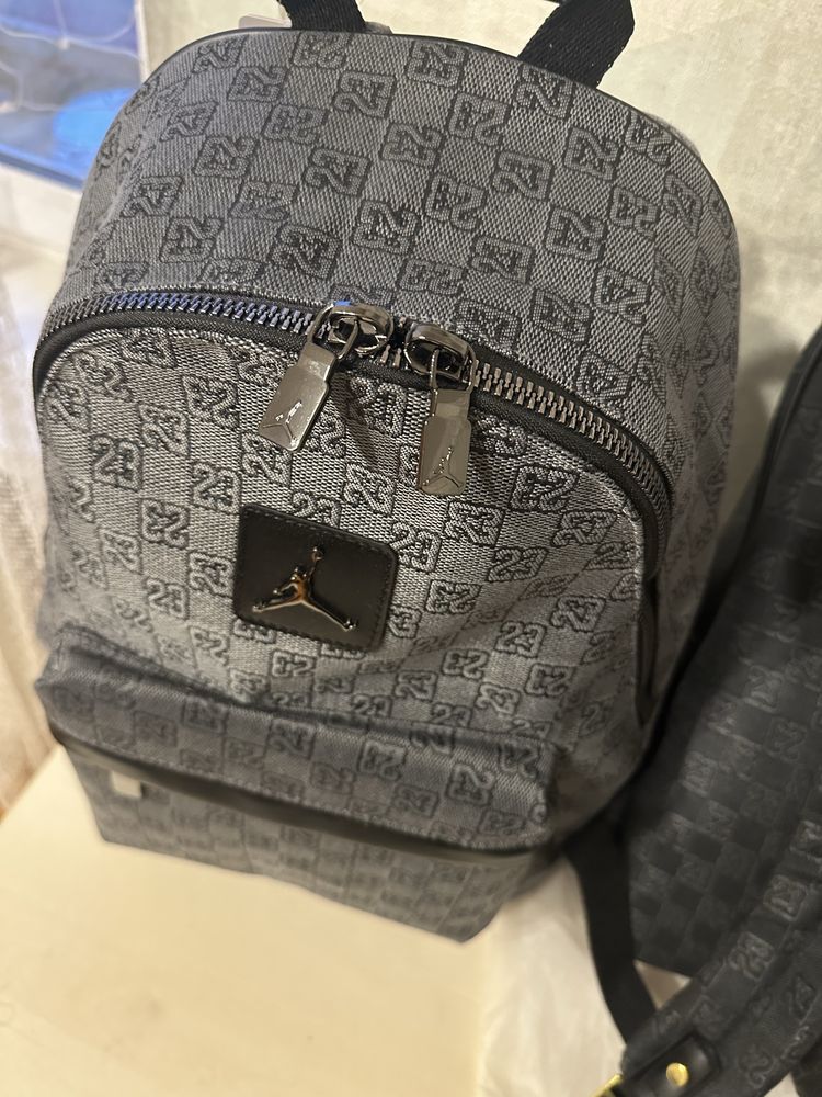 Рюкзак Jordan джордан Monogram Black Gray
