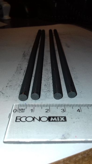 Электрод графитовый спектральный, С-3, С-3М, размер 6х200 мм