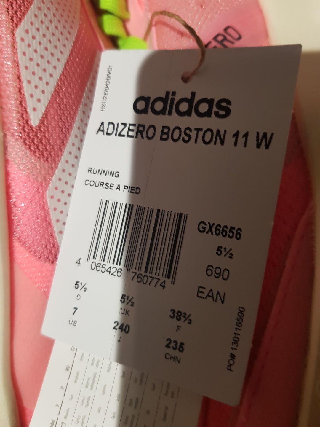 Adidas damskie buty do biegania AdiZERO Boston 11 W r. 38 2/3