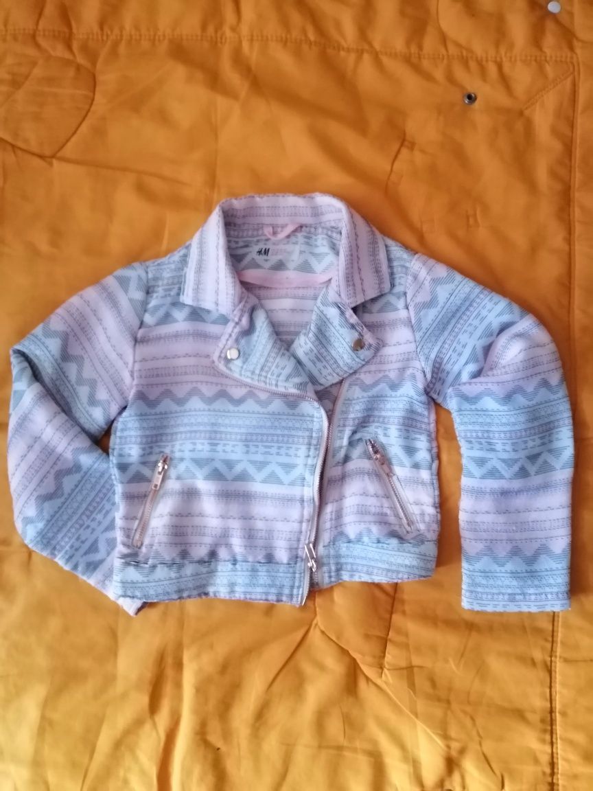 Курточка-косуха H&M на дівчинку 7-8 років
