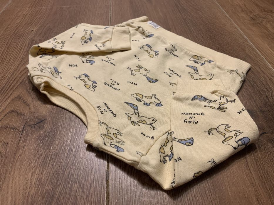 Żółta bluza niemowlęca Fox&Bunny pieski r. 62 68 bluza chłopięca