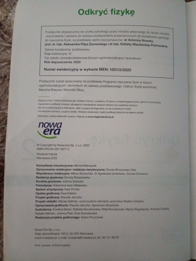 Odkryć fizykę 2 liceum