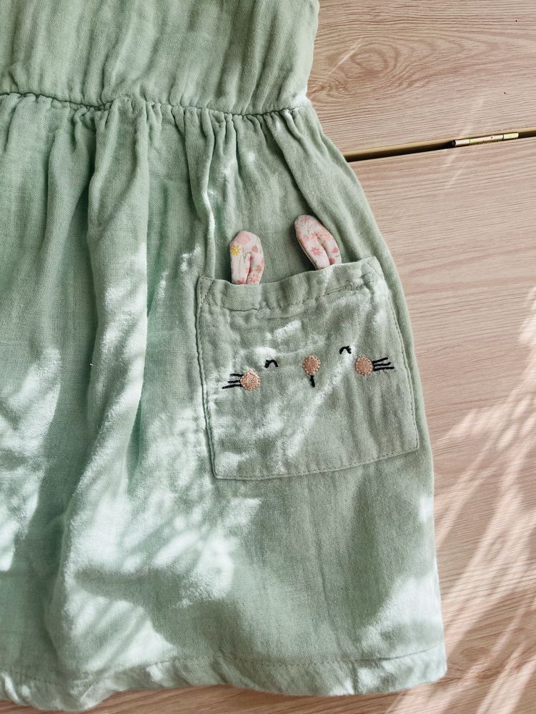 Платье, сарафан лен, муслин Zara,George 2-3 г