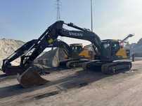 KOPARKI GĄSIENICOWE VOLVO EC220 + EC200 z doświadczonym operatorem