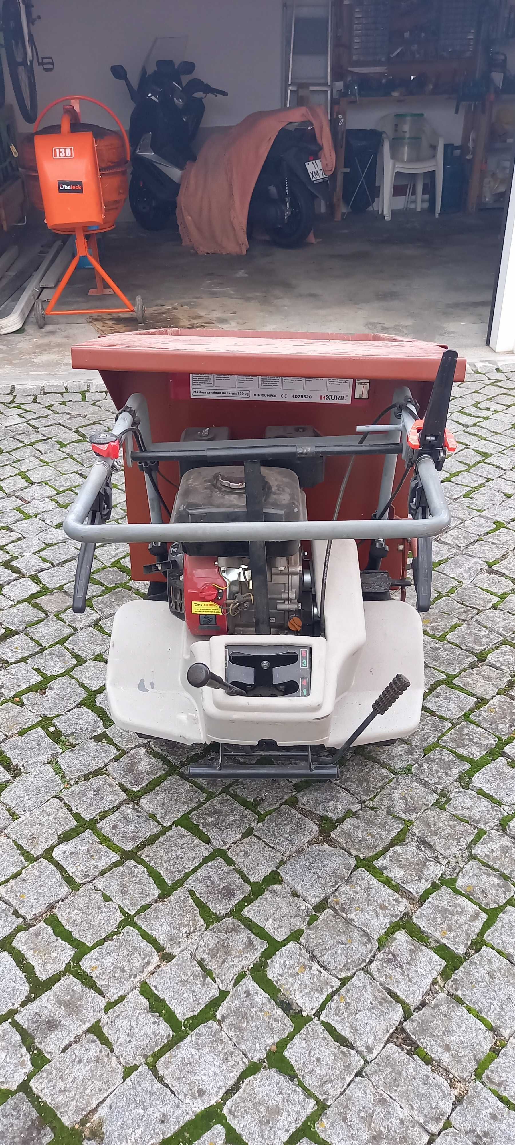 Mini dumper com caixa nova