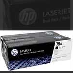Oryginalny Toner HP 78A Czarny 2-Pak (2sztuki)