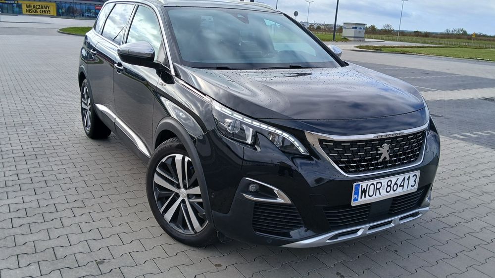 Peugeot 5008 GT 2.0 blue-hdi 2018r.181 KM, FABRYCZNIE NOWY SILNIK !