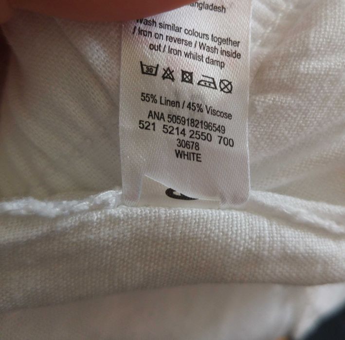 Spodnie damskie lniane