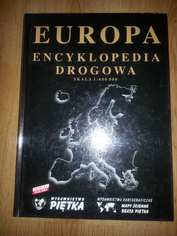 książka Europa Encyklopedia Drogowa
