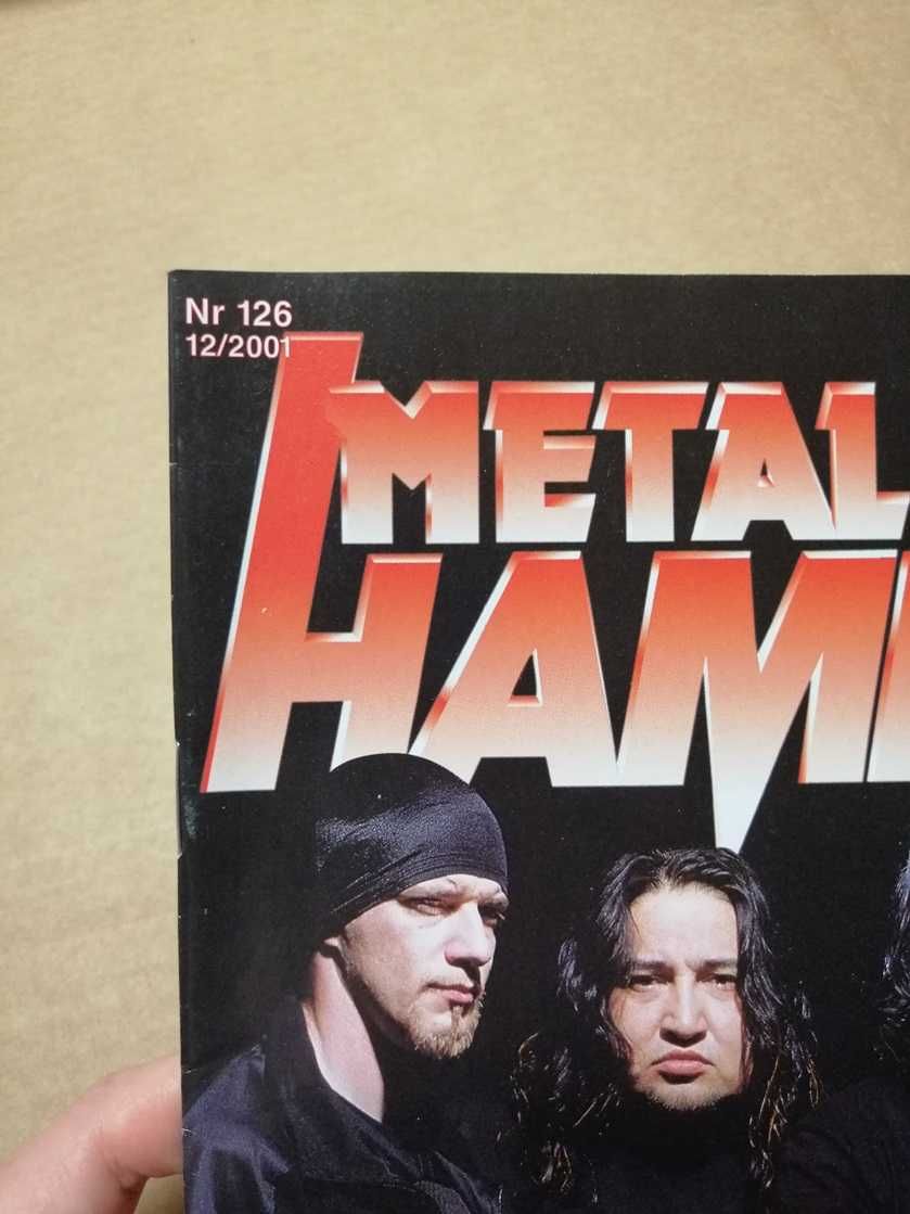 Gazeta magazyn miesięcznik Metal Hammer grudzień 2001. Nr 126, 12/2001