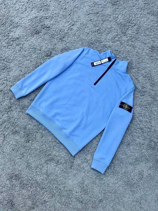 Світшот stone island /чоловіча half zip / кофта stone island
