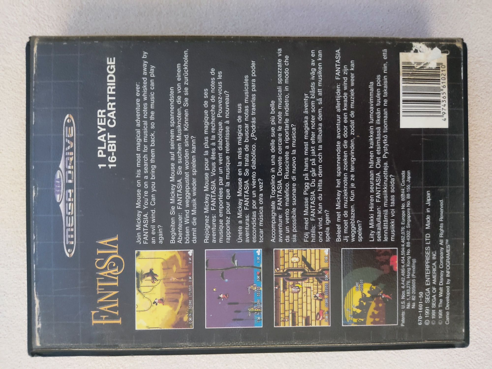 Fantasia (PAL Sega Mega Drive)
